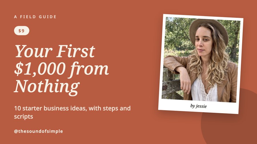 Your First $1,000 from Nothing